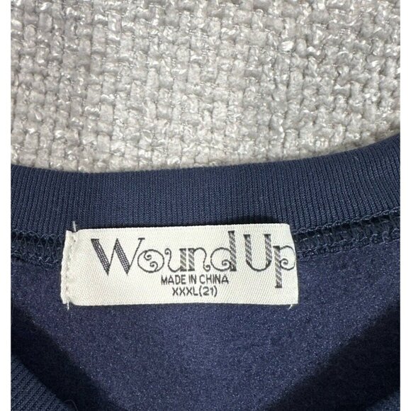 Wound Up Sweatshirt Womens XXXL 21 Blue Hexes On My Exes Halloween - Picture 4 of 8